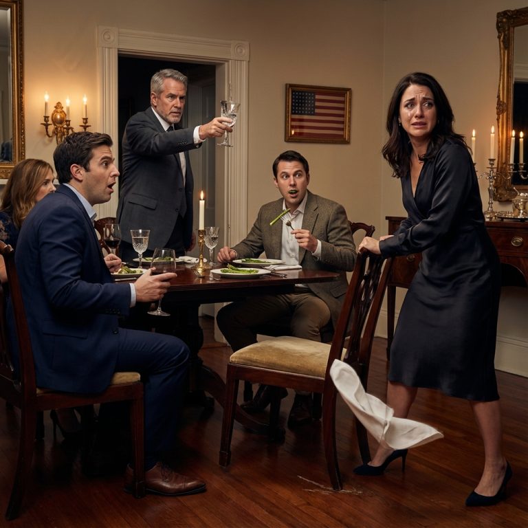 Tata kazał mi opuścić imprezę rodzinną na oczach wszystkich – wtedy mój mąż stanął za mną.